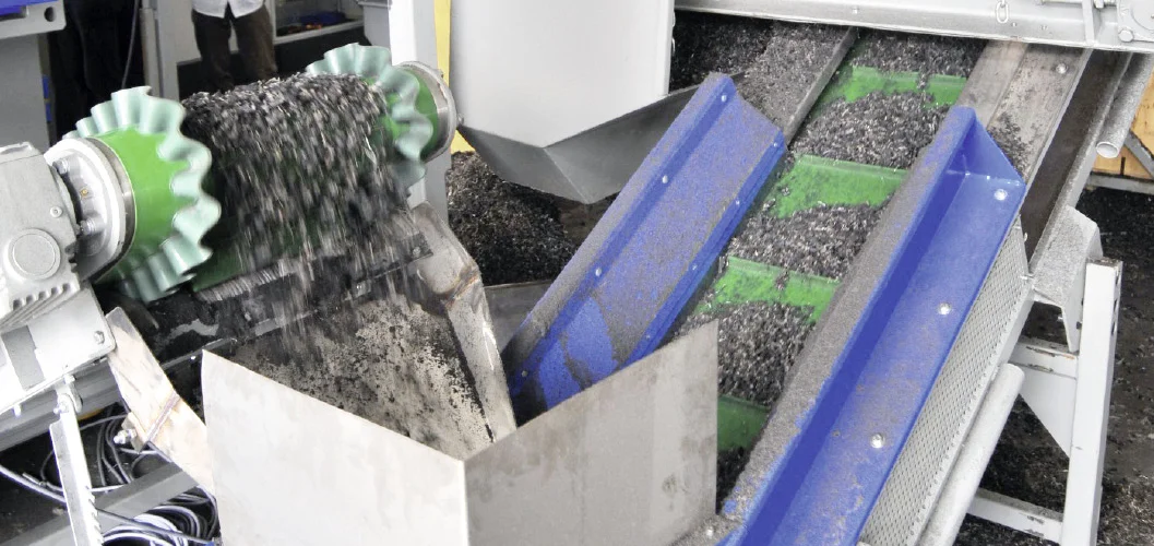 T tire shredder