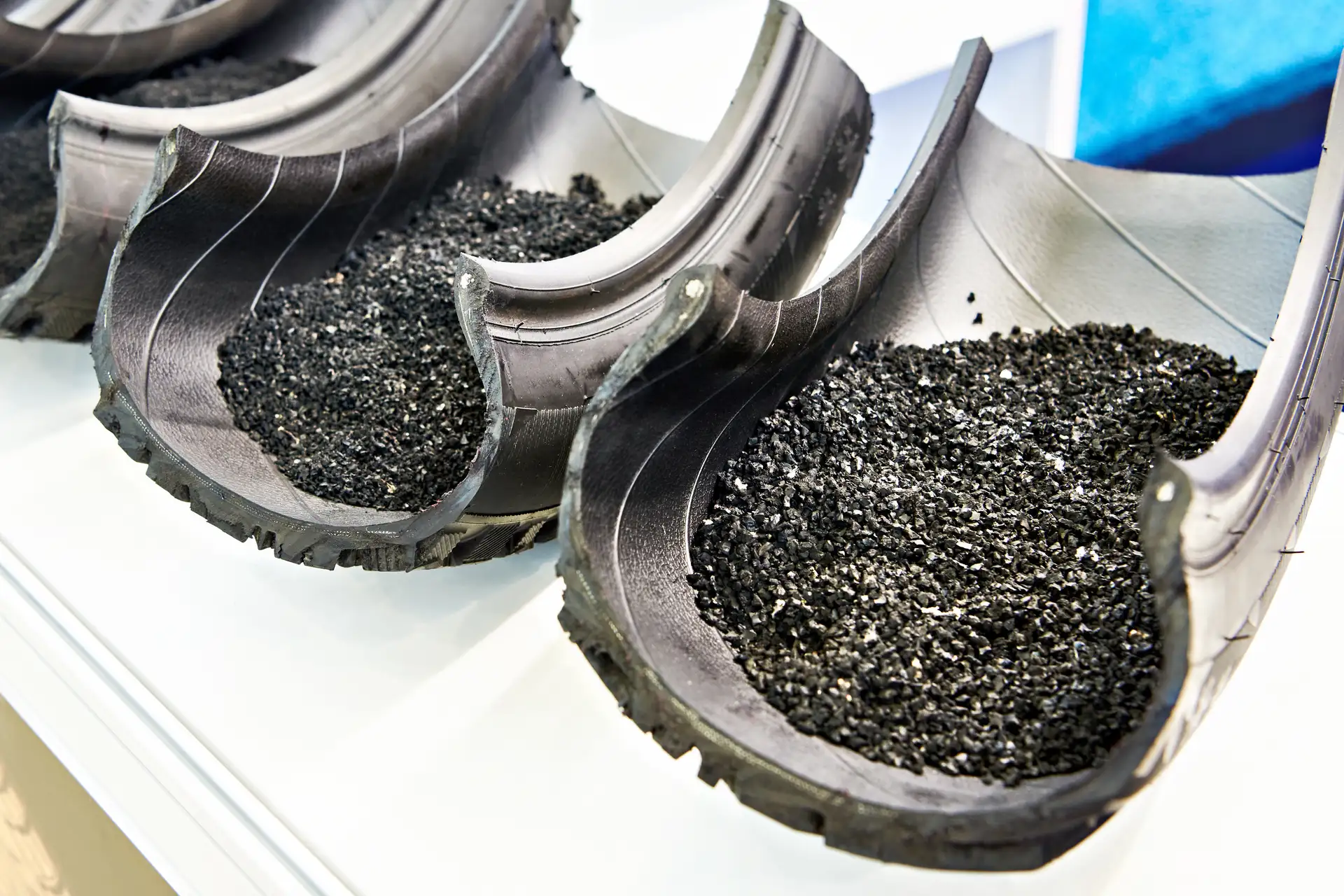 shredded tires