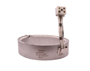 200 x 55 270V 1400W Ceramic Heater Band With Extension Wire